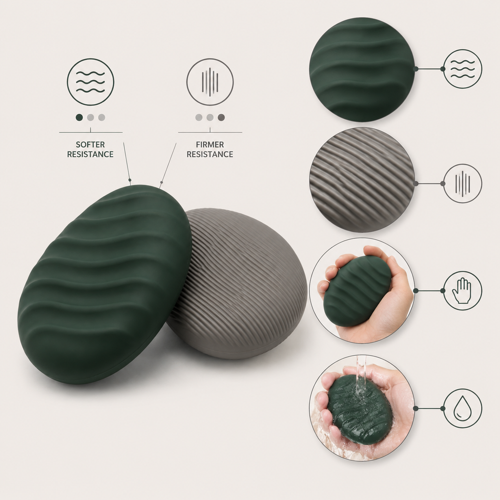 StoneWave Textured Grip Pair