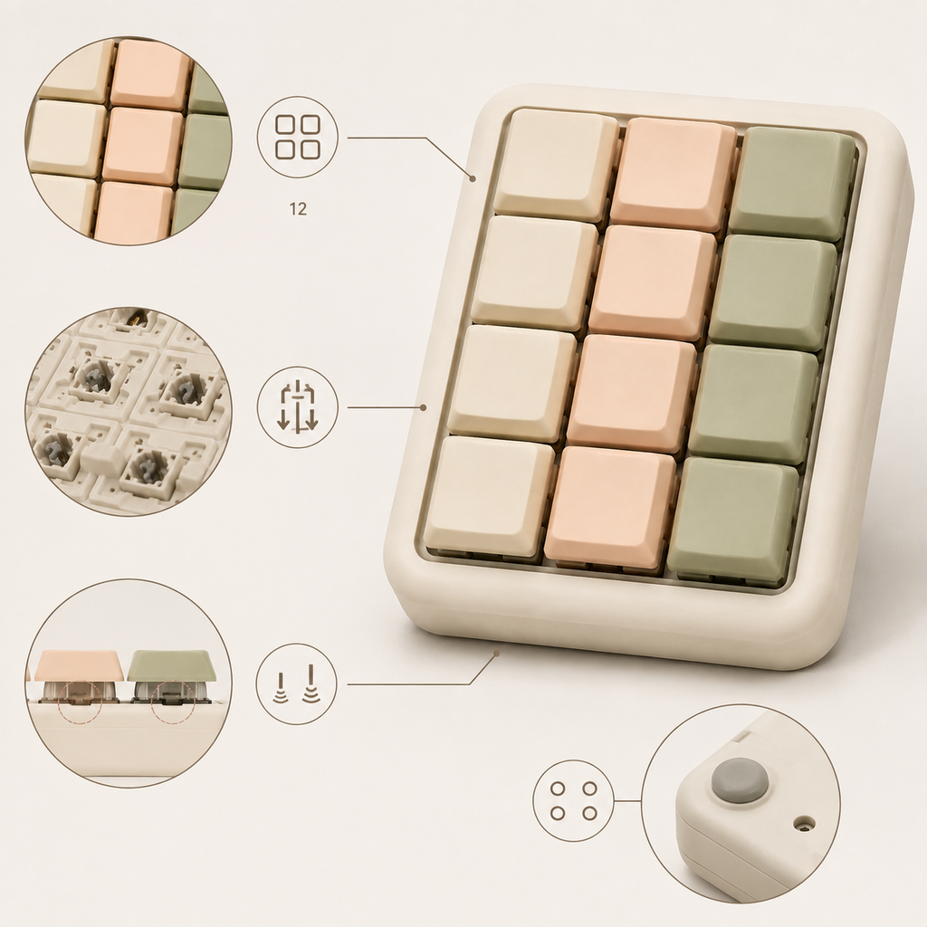 CloudKey Tactile Switch Board