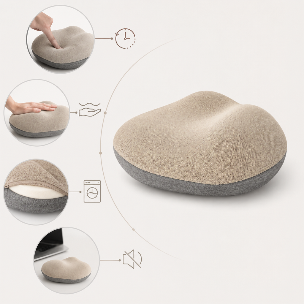 DunePress Memory Foam Stone