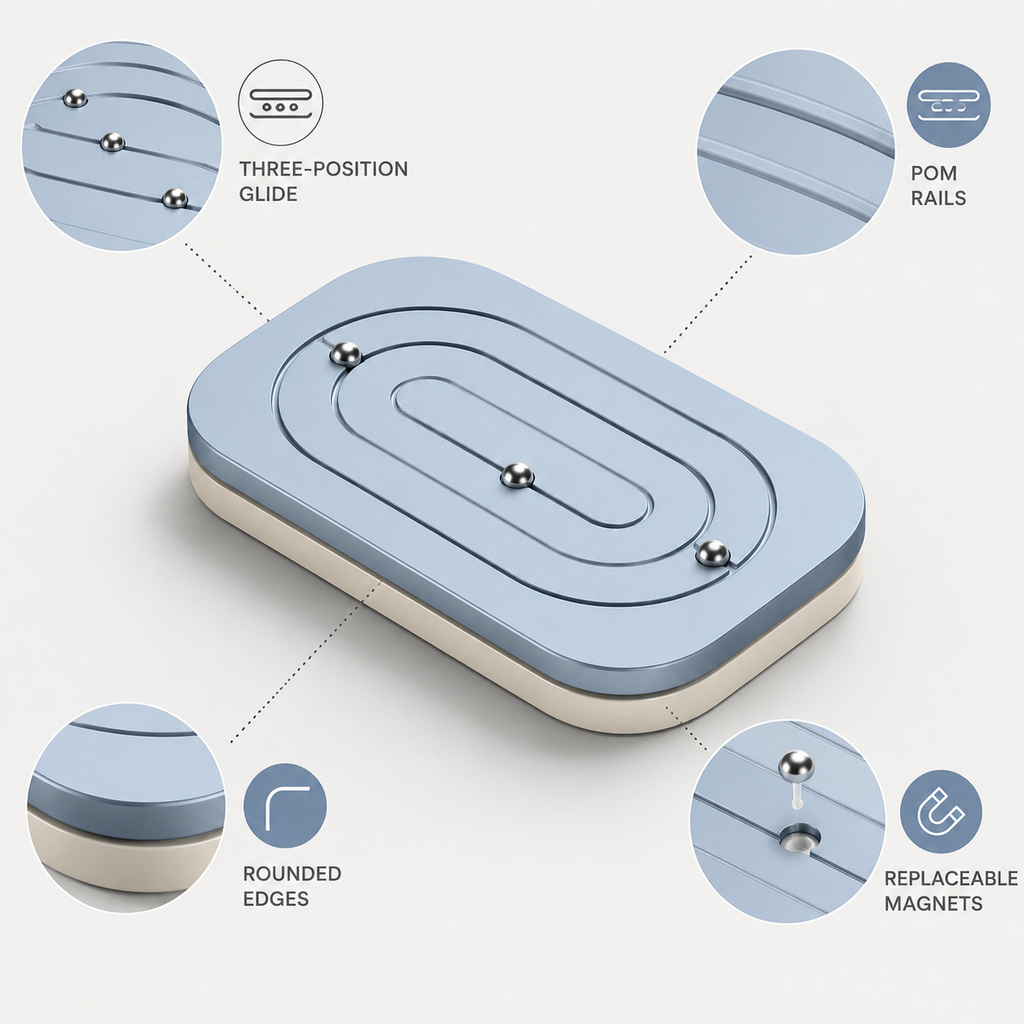 Orbit Glide Magnetic Slider