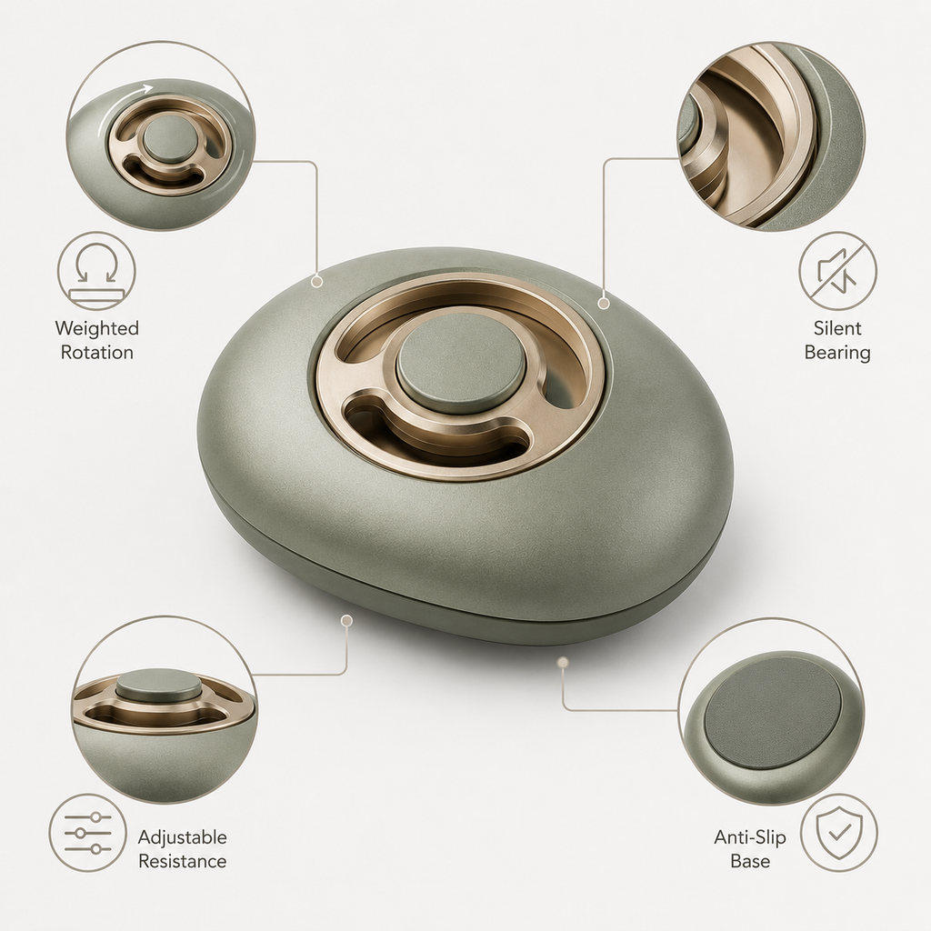 PebbleTurn Silent Fidget Dial